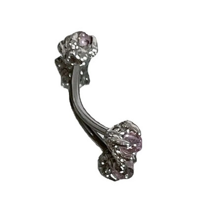 Dragon Claw cirkon szemöldök ajakgyűrűk opál piercing ékszerek Ins Sweet rozsdamentes acél szemöldökgyűrű piercing szemöldökhöz