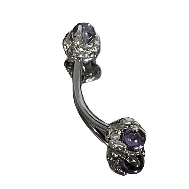 Dragon Claw cirkon szemöldök ajakgyűrűk opál piercing ékszerek Ins Sweet rozsdamentes acél szemöldökgyűrű piercing szemöldökhöz
