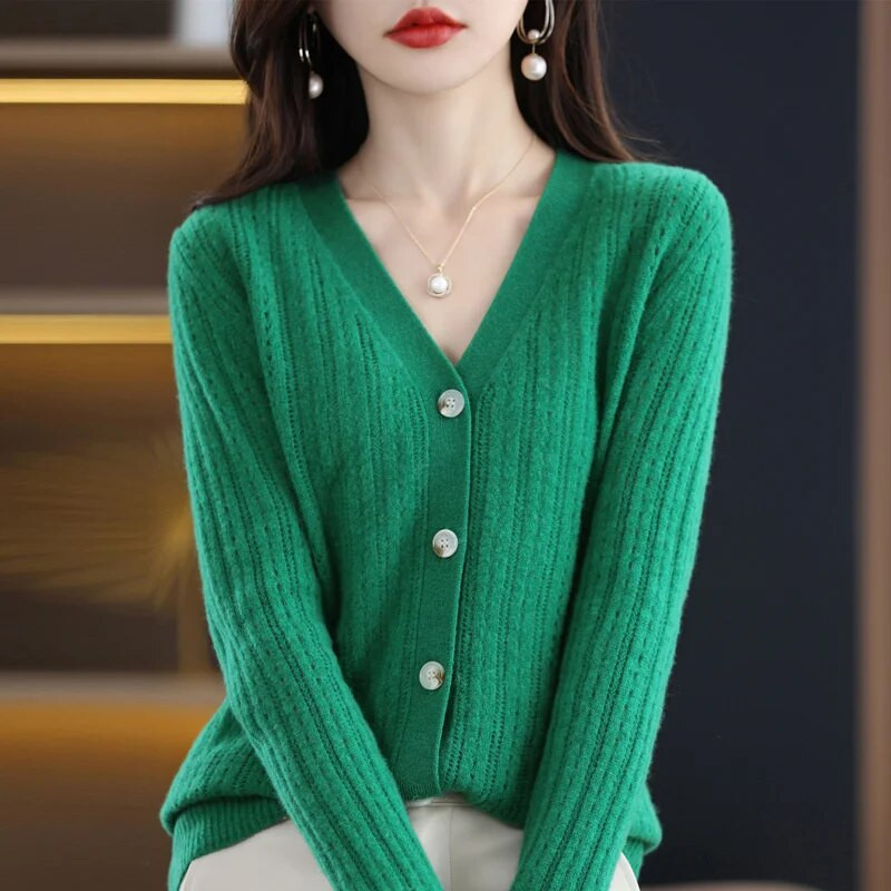 Rudens korejiešu trikotāžas džemperis Sieviešu džemperis Jauns 2022. gada džemperis ar garām piedurknēm, sieviešu silts, brīvs trikotāžas džemperis.