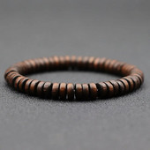 Minimālisma dabīga koka rokassprādze Homme kokosšķiedras koka fāzēm rokassprādze vīrieša roku aksesuāri Buddha Brazalete vīriešu modes pulsera