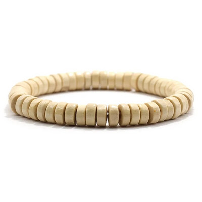 Minimālisma dabīga koka rokassprādze Homme kokosšķiedras koka fāzēm rokassprādze vīrieša roku aksesuāri Buddha Brazalete vīriešu modes pulsera
