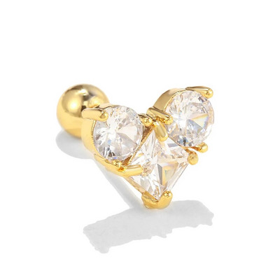 1PC Korejas stila Mīlestība Ausu Kaulu Nagi Rozā Persika Sirds Zvaigzne Mēness Stud Auskari Helix Skrūvējama Atpakaļ Bumba Skrimšļa Pīrsings Rotaslietas