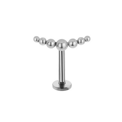 Flower Moon Butterfly Labret Stud Cross Claw Leaf Daith Conch Stud σκουλαρίκι κορώνα CZ Εσωτερικό νήμα Piercing Χειρουργικό ατσάλι