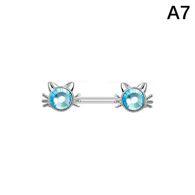 Värske roheline vahtralehe niplisõrmuse kate augustamine keha ehteid rinnanibu rõngas kangi nibude rõngas Mamilo seksikas naistele kingitus