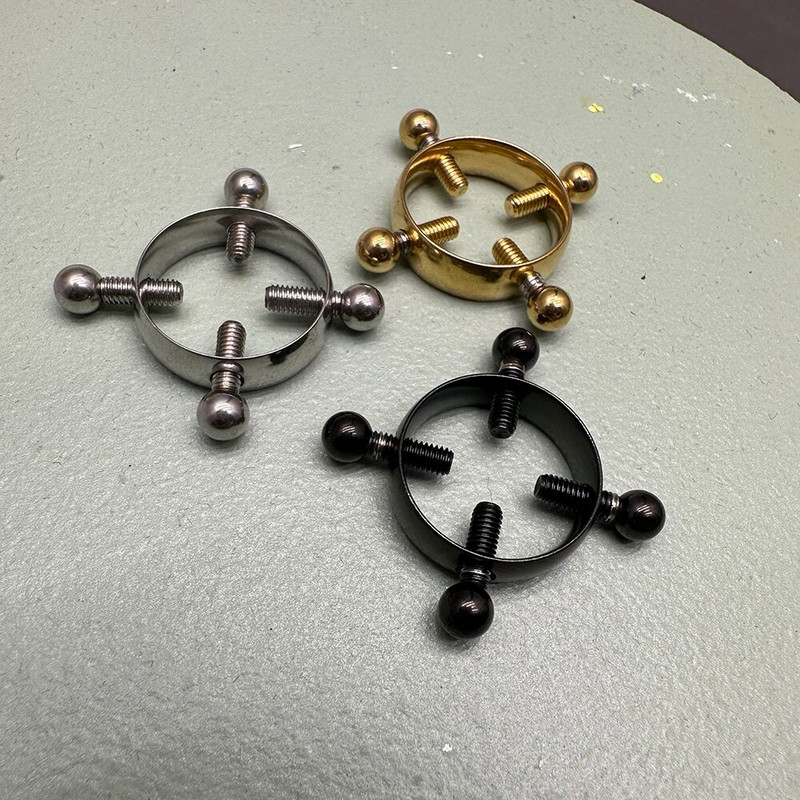 Hamis piercing mellbimbó gyűrűk rozsdamentes acél csavaros kör divat ezüst színű szexi mellbimbó piercing testékszerek nőknek ajándékok