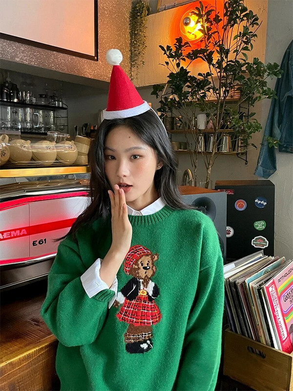 Retro armas karutrükk naiste kudumid naiste sügistalv 2023 uus hubane kootud pullover, naiste lahtine pehme kampsun, vana kaelusega vintage