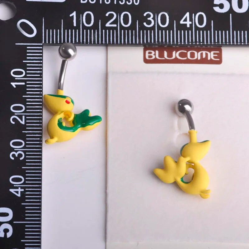 Piercing do pupka FUNMOR v tvare vtáka, nehrdzavejúca oceľ, zvierací, pre ženy, dievčatá, letné, plážové, sexy, piercingové šperky