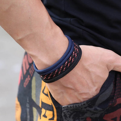 Noter vīriešu rokassprādzes komplekts, regulējams, pīts lietussargu virve Brazalete For Hombre minimālisma vīriešiem, forši biker rotaslietas Pulseira dāvana