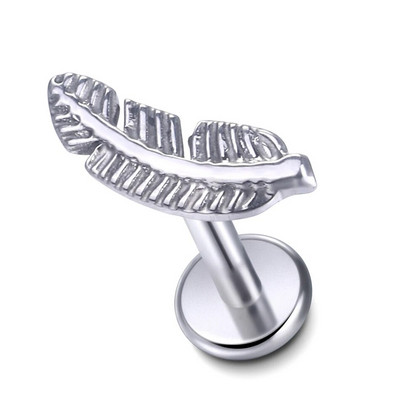 1 DB Titanium EAR PIERC Méhek Kígyó fülcsavarok Labret Gyűrűs Piercing 16G Tragus Helix Daith Porcpiercingek Fülbevaló Női Ékszer