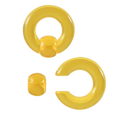 2Gb Akrila BCR Liela izmēra Gigants Nebrīvē Pērlīšu Gredzens Ausu Tuneļa Spraudņa Paplašinātājs Guauge Vīriešu Deguna Gredzens Pīrsings Ķermeņa Rotaslietas 00G