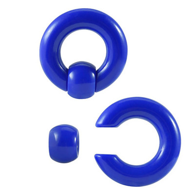 2Gb Akrila BCR Liela izmēra Gigants Nebrīvē Pērlīšu Gredzens Ausu Tuneļa Spraudņa Paplašinātājs Guauge Vīriešu Deguna Gredzens Pīrsings Ķermeņa Rotaslietas 00G