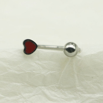 Любовен пръстен за устни 316L Титаниева стомана Labret Подкова пръстен Пиърсинг на носа Sweet Cool Small Oil Drop Ear Stud Пиърсинг Бижута