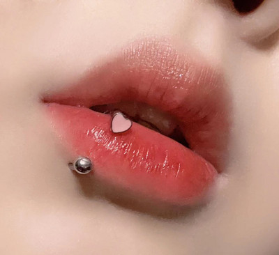 Любовен пръстен за устни 316L Титаниева стомана Labret Подкова пръстен Пиърсинг на носа Sweet Cool Small Oil Drop Ear Stud Пиърсинг Бижута