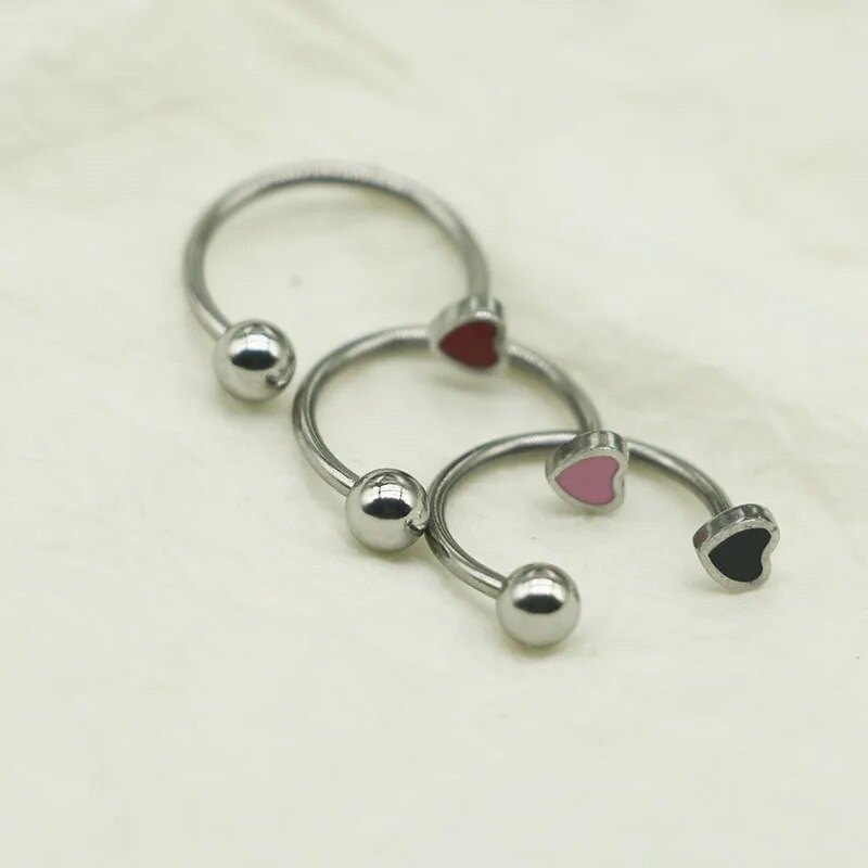 Piercing do nosa s náušnicou, 316L titánovou oceľou, piercing do ucha, náušnice, šperky, náušnice, šperky, náušnice, šperky