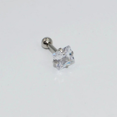 1 ks piercing do tela z chirurgickej ocele, zirkónu, drahokamu, hviezdy, srdca, štvorca, trojuholníka, tragusu, chrupavky, špirály, ucha.