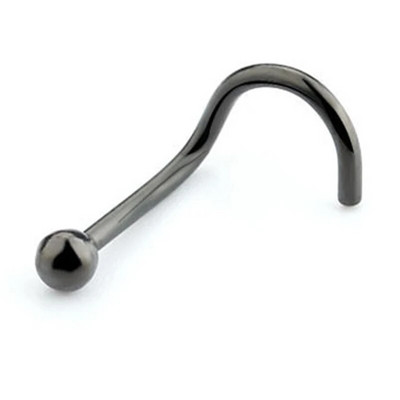 5Gb Ārējās tirdzniecības EBAY karstā stila saliekts deguns, nagu Modes līgumslēdzēja zelta bumbiņas deguna gredzens nerūsējošā tērauda punkciju piederumi