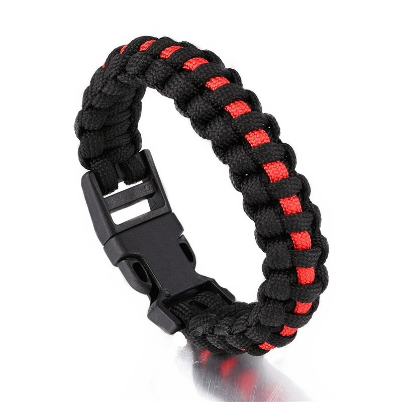Āra kempinga rokassprādzes vīriešiem ārkārtas pulseri, plastmasas sprādze, pīta kobra ārkārtas izdzīvošanas virve Paracord aproces rotaslietas