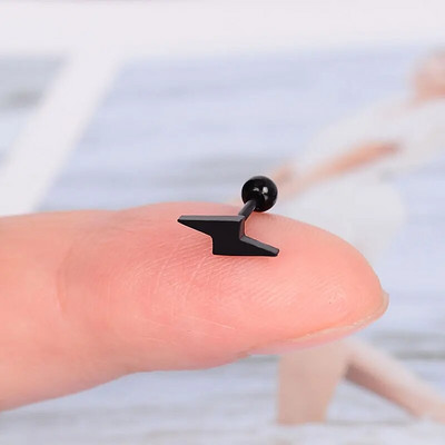 1 τεμ. Μικροσκοπικά φινετσάτα σκουλαρίκια από ανοξείδωτο ατσάλι για γυναίκες 2021 Φορείο Snake Moon Star Heart Butterfly Piercing Ear cuff