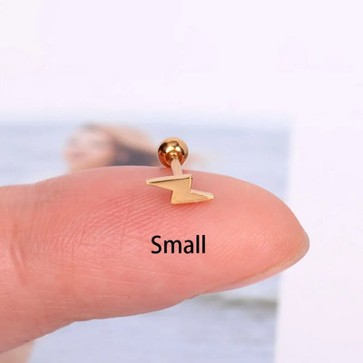 1 τεμ. Μικροσκοπικά φινετσάτα σκουλαρίκια από ανοξείδωτο ατσάλι για γυναίκες 2021 Φορείο Snake Moon Star Heart Butterfly Piercing Ear cuff