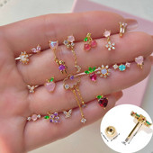 1gb Sirds Lācis Konfektes Augļi Skrūve Bumba Auss Kauls Stud 20G Nerūsējošā tērauda skrimšļa pīrsings Helix Conch Rook Lobe Labret rotaslietas