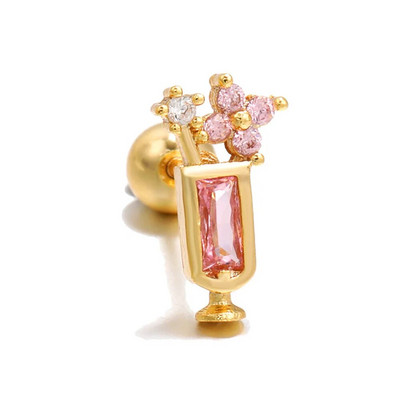 1gb Sirds Lācis Konfektes Augļi Skrūve Bumba Auss Kauls Stud 20G Nerūsējošā tērauda skrimšļa pīrsings Helix Conch Rook Lobe Labret rotaslietas