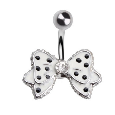 1gab Ziemassvētku Ziemassvētku vecīša nabas pīrsings Ombligo Snowflake Dangle Belly Button Gredzens Sievietēm 361L Nerūsējošā tērauda ķermeņa gredzens