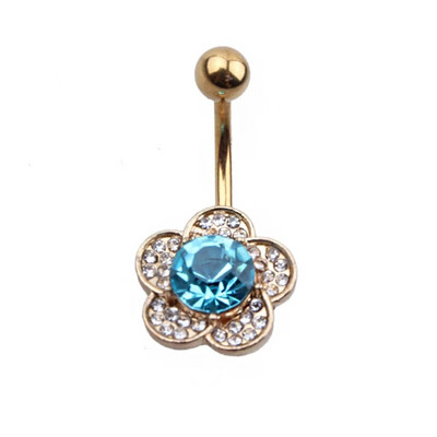 1gab Ziemassvētku Ziemassvētku vecīša nabas pīrsings Ombligo Snowflake Dangle Belly Button Gredzens Sievietēm 361L Nerūsējošā tērauda ķermeņa gredzens