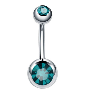 1Gb tērauda pīrsingi Ombligo 14G nabas pīrsingi Nombril dārgakmeņu vēdera pīrsingi nabas pīrsingi nokarināmi auskari ķermeņa rotaslietas