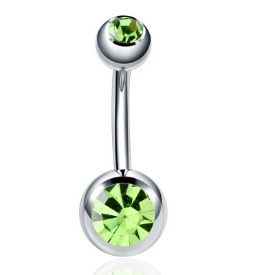 1Gb tērauda pīrsingi Ombligo 14G nabas pīrsingi Nombril dārgakmeņu vēdera pīrsingi nabas pīrsingi nokarināmi auskari ķermeņa rotaslietas