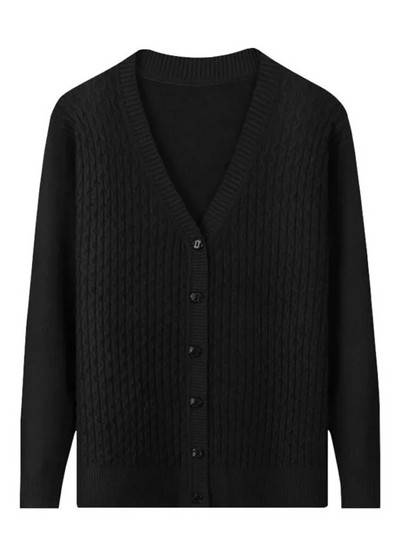 Jauni slaidi džemperi jaciņu topi sieviešu ikdienas klasiski trikotāžas mēteļi, jauni korejiešu konfektes krāsas Trikotāžas izstrādājumi ar V veida kakla izgriezumu Malhas jakas