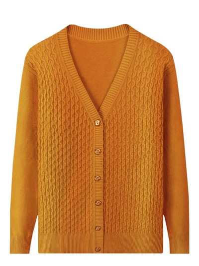 Jauni slaidi džemperi jaciņu topi sieviešu ikdienas klasiski trikotāžas mēteļi, jauni korejiešu konfektes krāsas Trikotāžas izstrādājumi ar V veida kakla izgriezumu Malhas jakas