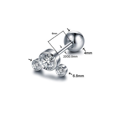 1gab mazi čūskas auskari sievietēm Mini pīrsings auskari no nerūsējošā tērauda Labret lūpu pīrsingi ķermeņa rotaslietas dāvanas Brincos