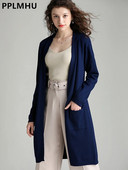 Pavasara rudens Gara jaka Sievietēm Ikdienas trikotāžas Mēteļi Korejiešu Eleganti Trikotāža Jakas Brīvs Džemperis Chaqueta Split Malhas Gilet Jauns