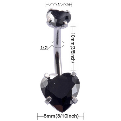 1 gab Cirkona nabas gredzens dubultā/viena kristāla nabas pīrsings ar stienīti tērauda auss tragus skrimšļa spirāles pīrsings rotaslietas
