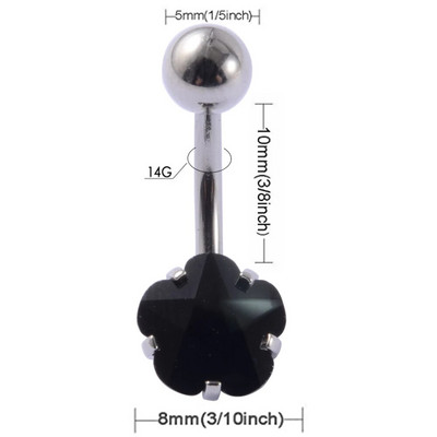 1 gab Cirkona nabas gredzens dubultā/viena kristāla nabas pīrsings ar stienīti tērauda auss tragus skrimšļa spirāles pīrsings rotaslietas