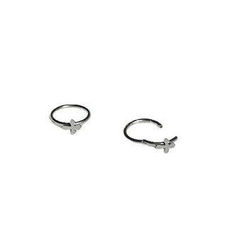 INS Cross Heart Seamless Closed Ring Lip Ring από τιτάνιο Ατσάλινο ατσάλι Μπουλόνια αυτιών για Cool Girl Labret Piercing Κοσμήματα Ανδρικά Γυναικεία