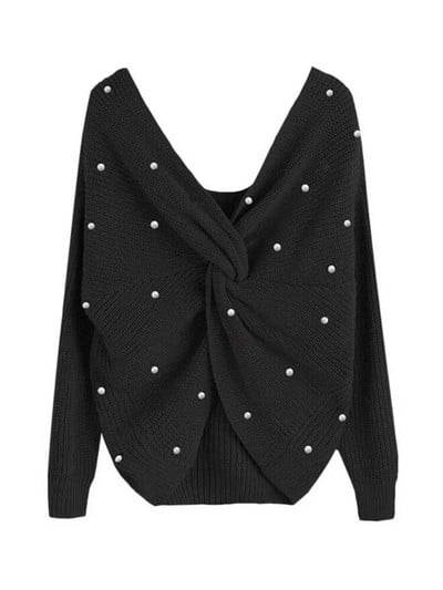 Naised Selg Risti ristpärlitega kootud kampsun Sügis Talv Elegantne OL Soe Pullover Mood Soliidne Kampsun Kudumid Pull