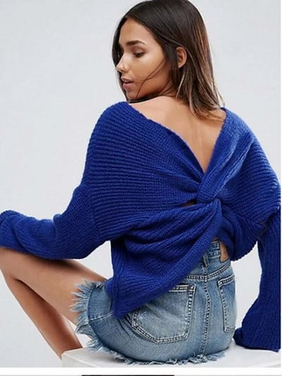 Naised Selg Risti ristpärlitega kootud kampsun Sügis Talv Elegantne OL Soe Pullover Mood Soliidne Kampsun Kudumid Pull