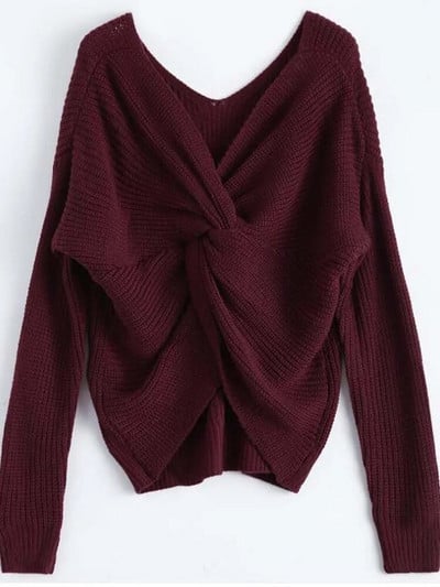 Naised Selg Risti ristpärlitega kootud kampsun Sügis Talv Elegantne OL Soe Pullover Mood Soliidne Kampsun Kudumid Pull