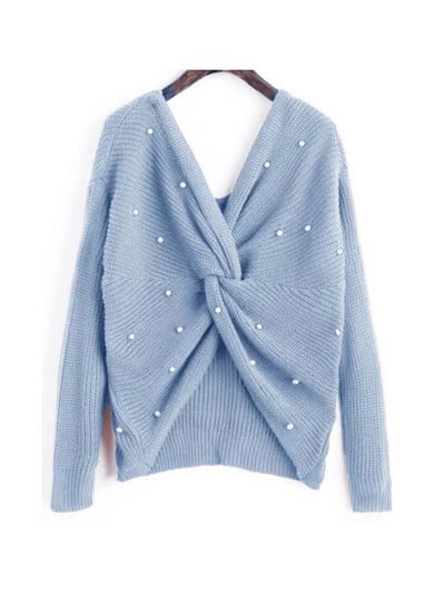 Naised Selg Risti ristpärlitega kootud kampsun Sügis Talv Elegantne OL Soe Pullover Mood Soliidne Kampsun Kudumid Pull