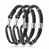 Vīriešu oriģinālā zvaigznāja rokassprādze Ādas rokassprādze vīriešiem Rokassprādze Ūdensvīrs/Jaunava/Skorpions/Svari 12 Zodiaka zīmju rokassprādze