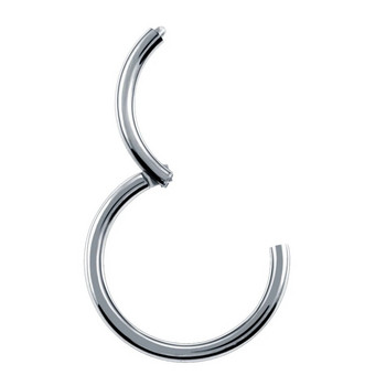 1PC Ατσάλινο αρθρωτό τμήμα Septum Clicker Nose Hoop Rings CZ Gem Ear Tragus Lip Piercing Captive Bead Rings for Unisex Jewelry 16G