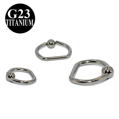 CHUANCI 1 gabalas G23 titano D formos nelaisvės karoliukų žiedas artimesnis žiedas nosies žiedas auskaras Labret Tragus kūno auskarų vėrimas