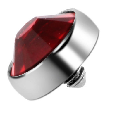 1PC Mikro ādas pīrsings G23 titāna virsmas iekšējais vītnes dārgakmens galiem ādas ādas nirējs paslēpt Labret pīrsingā ķermeņa rotaslietas