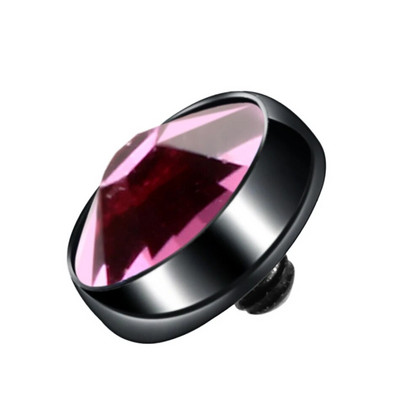 1PC Mikro ādas pīrsings G23 titāna virsmas iekšējais vītnes dārgakmens galiem ādas ādas nirējs paslēpt Labret pīrsingā ķermeņa rotaslietas