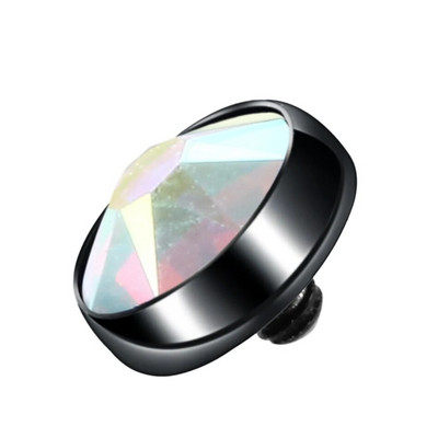 1PC Mikro ādas pīrsings G23 titāna virsmas iekšējais vītnes dārgakmens galiem ādas ādas nirējs paslēpt Labret pīrsingā ķermeņa rotaslietas