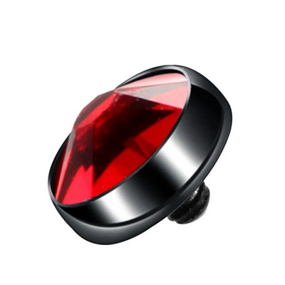 1PC Mikro ādas pīrsings G23 titāna virsmas iekšējais vītnes dārgakmens galiem ādas ādas nirējs paslēpt Labret pīrsingā ķermeņa rotaslietas