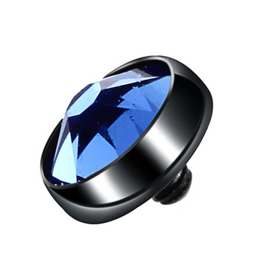 1PC Mikro ādas pīrsings G23 titāna virsmas iekšējais vītnes dārgakmens galiem ādas ādas nirējs paslēpt Labret pīrsingā ķermeņa rotaslietas