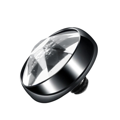 1PC Mikro ādas pīrsings G23 titāna virsmas iekšējais vītnes dārgakmens galiem ādas ādas nirējs paslēpt Labret pīrsingā ķermeņa rotaslietas