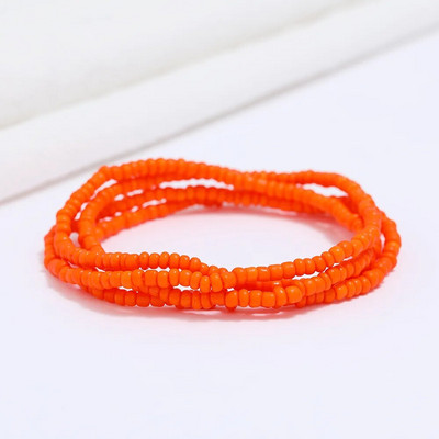 Мъниста за талията за отслабване Еластични африкански мъниста за талията за жени Верига от мъниста за корем Плюс размер с връв и талисмани